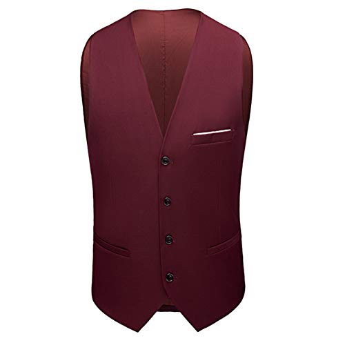 Men's 3 Piece Tuxedo Suit, Claret