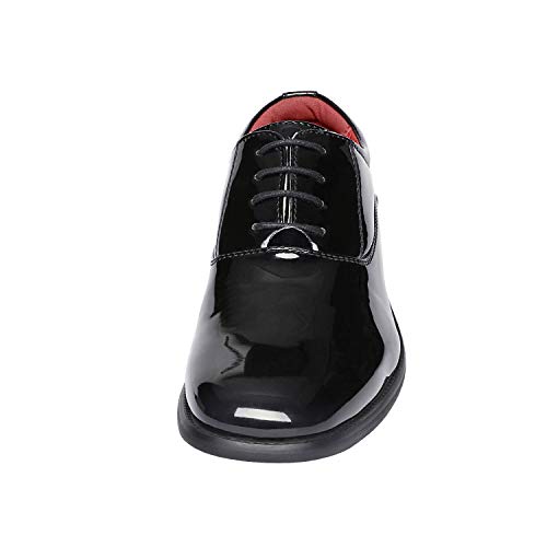 Men's Faux Patent Leather Tuxedo Shoes