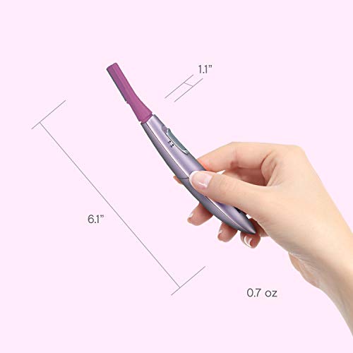 Facial Hair Trimmer for Women with Pivoting Head