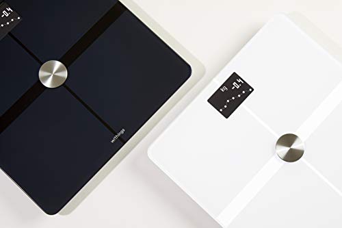Withings Body+ - Digital Wi-Fi Smart Scale with Automatic Smartphone App Sync, Full Body Composition Including, Body Fat, BMI, Water Percentage, Muscle & Bone Mass, with Pregnancy Tracker & Baby Mode
