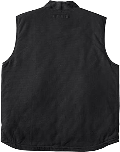 Legendary Whitetails Men's Standard Conceal and Carry Canvas Crosstrail Vest, Black, Medium