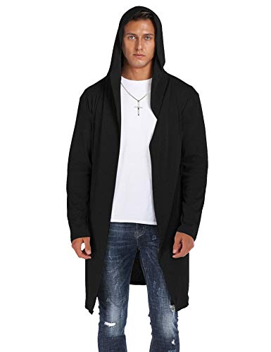 RAGEMALL Men's Hooded Cardigan