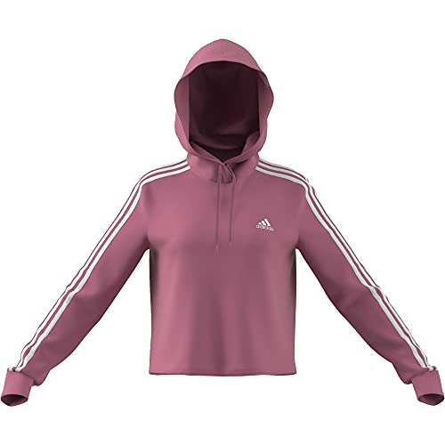 adidas 3-Stripes Cropped Hoodie
