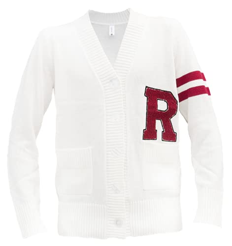 Hip Hop 50's Shop Men's R Letterman Cardigan in R