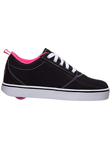 HEELYS Girl's Pro 20 (Little Kid/Big Kid/Adult) Black/White/Pink 3 Little Kid M