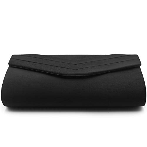Milisente Suede Evening Clutch Bag