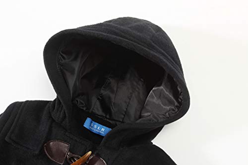 SSLR Boys' Thermal Wool Coat