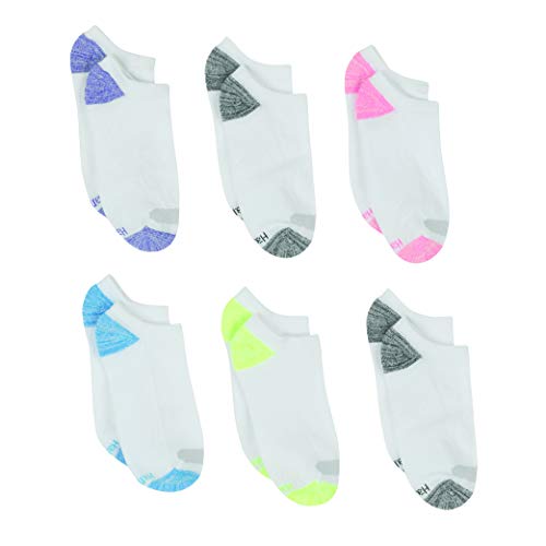 Hanes Plush Comfort No Show Socks (6-Pack)
