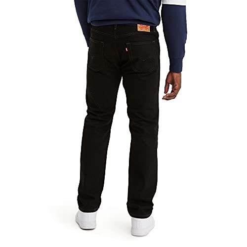 Levi's Men's 505 Regular Fit Jeans, Black, 34W x 32L