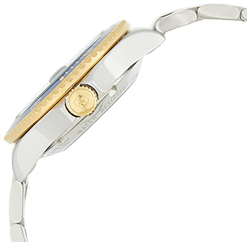 Invicta Men's Pro Diver Steel and Gold Tone Automatic Watch - Two Tone/Blue
