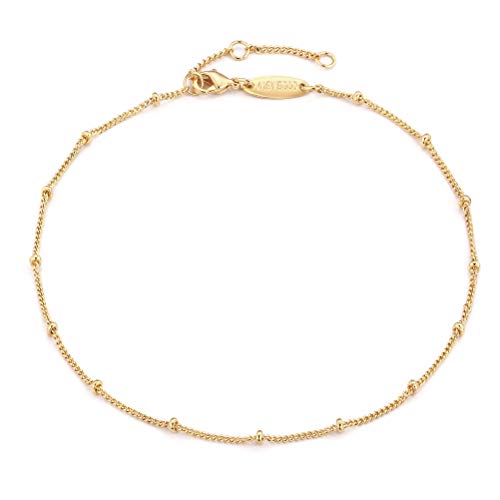 Dainty Gold Satellite Anklet