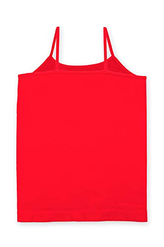 Stretch Sleeveless Tank Top (Girls, Red, UPF 50+, Made in USA)