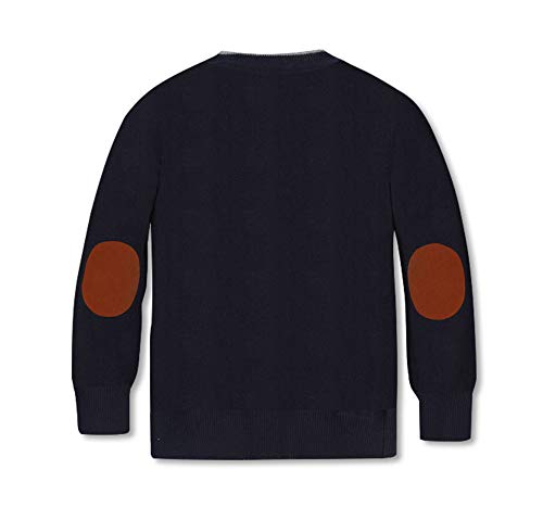 Gioberti Boy's Knitted Cardigan Sweater, Navy