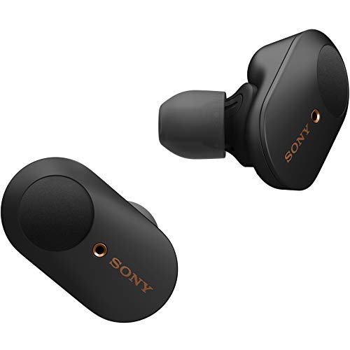 Sony WF-1000XM3 Noise Cancelling Earbuds with Alexa, Black