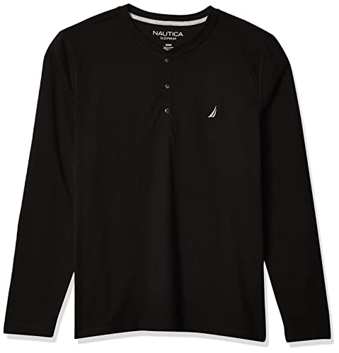 Nautica Long Sleeve Henley Pajama Top