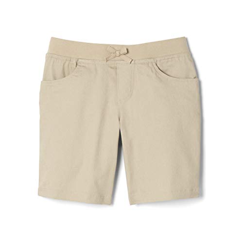 Stretch Pull-On Tie Front Shorts for Girls