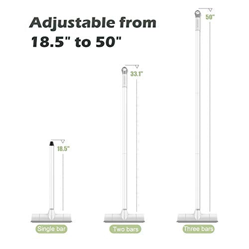 BOOMJOY Floor Scrub Brush: Long Handle for Bathroom and Kitchen Cleaning