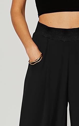 High Waisted Palazzo Pants with Pockets