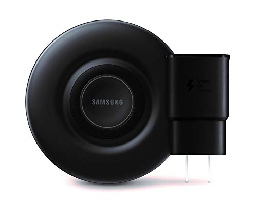 Fast Charge Wireless Charger Pad (2019 Edition) with Cooling Fan for Galaxy Phones, Watches and Apple Iphone Devices