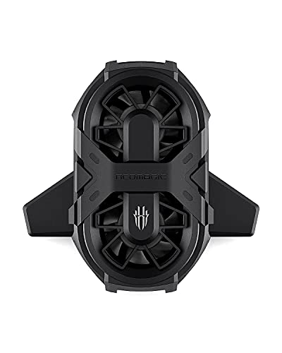RedMagic Phone Cooler with Dual Fans and RGB Lights for Gaming and Vlogging