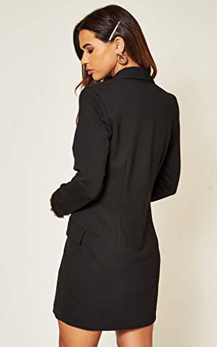 UNIQUE21 Women's Asymmetric Blazer Dress