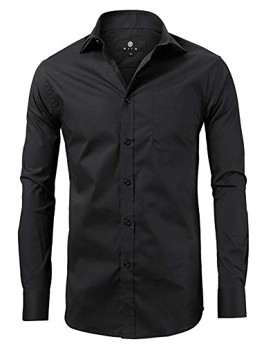 DIIG Men's Slim Fit Dress Shirt