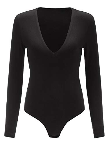 Verdusa Double Layered Long Sleeve Bodysuit