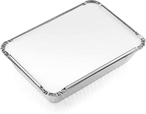 DecorRack Aluminum Pans with Flat Board Lids (14 Pack)