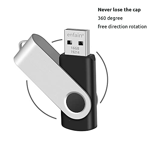 Enfain 16GB USB 2.0 Flash Memory Stick Drive