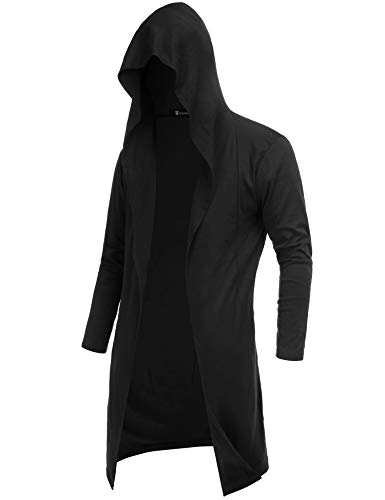 RAGEMALL Men's Hooded Cardigan