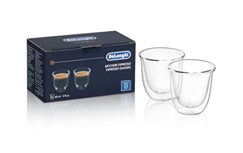 DeLonghi Thermo Espresso Glasses - Set of 2
