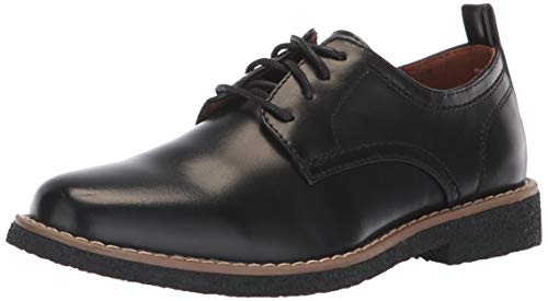 Deer Stags Boy's Zander Memory Foam Oxford, Black, Size 6 Medium US Big Kid