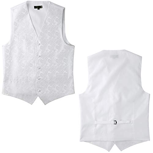 JOGAL Men's Paisley Vest Set