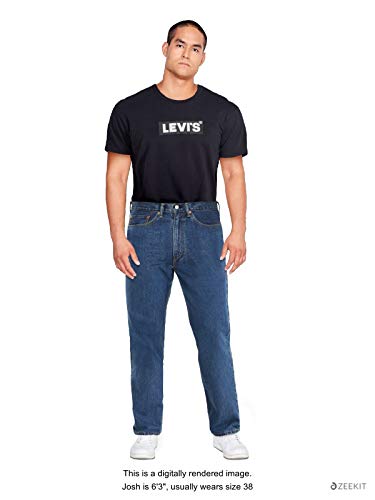 Levi's Men's 550 Relaxed Fit Jeans, Medium Stonewash, 36W x 30L