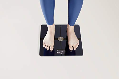 Withings Body+ - Digital Wi-Fi Smart Scale with Automatic Smartphone App Sync, Full Body Composition Including, Body Fat, BMI, Water Percentage, Muscle & Bone Mass, with Pregnancy Tracker & Baby Mode