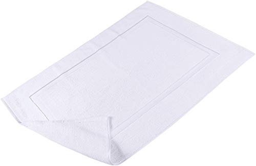 Utopia Towels Cotton Banded Bath Mats - Pack of 2