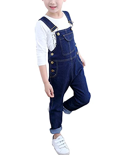 LittleXin Kids Boys' Denim Bib Overalls