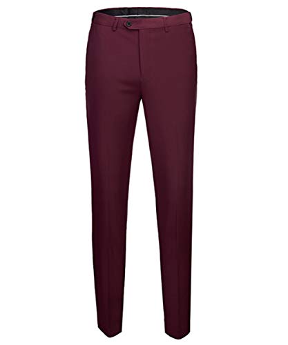 Men's 3 Piece Tuxedo Suit, Claret