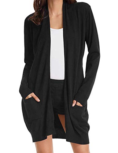 Oversized Draped Pocket Cardigan