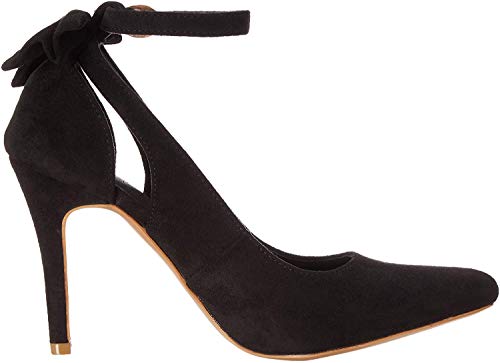 Bowtie High Heel Pumps - Ankle Buckle Strap