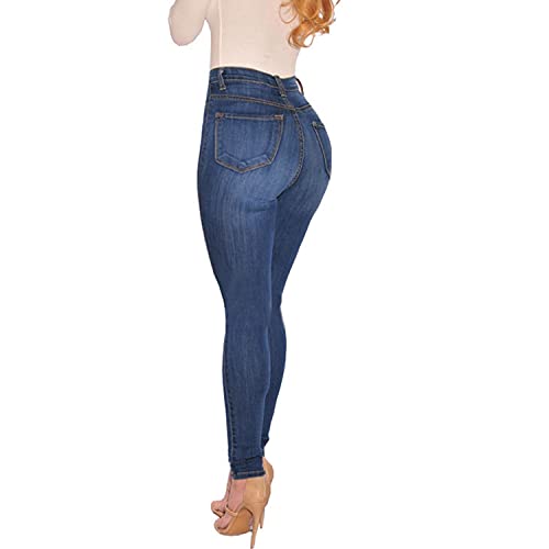KUNMI Women's High Waist Skinny Jeans