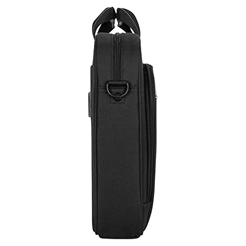 Targus Classic Slim Briefcase with Crossbody Shoulder Bag Design for the Business Professional Travel Commuter and Laptop Protection fits up to 15-16