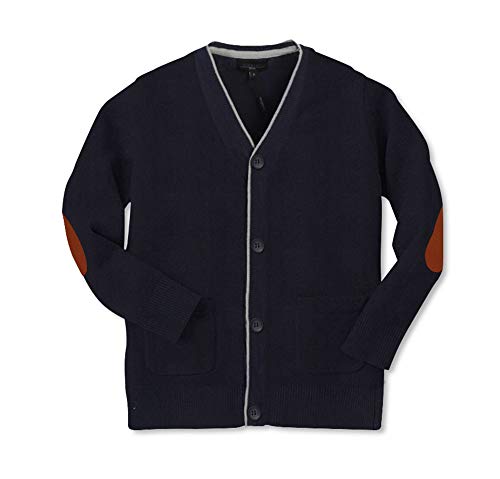 Gioberti Boy's Knitted Cardigan Sweater, Navy