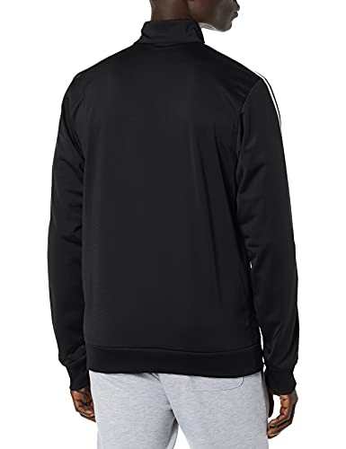 Adidas Essentials 3-Stripes Tricot Track Jacket (Black/White, L)