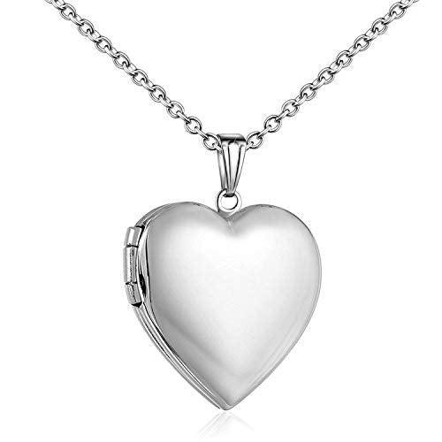 Love Heart Locket Necklace for Picture