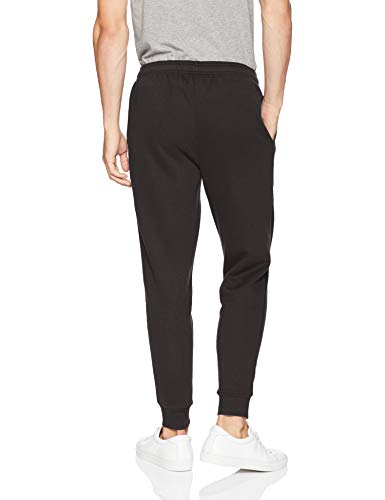 Amazon Essentials Men's Fleece Jogger Pant, Black, Medium
