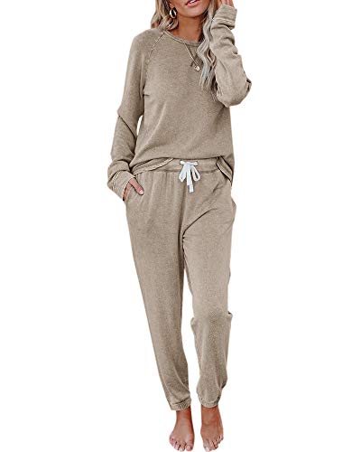 Women's Loungewear Set with Pullover and Sweatpants