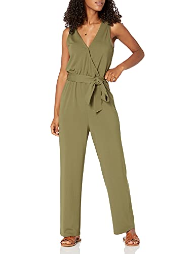 The Drop Women's @caralynmirand Sleeveless Wrap Jumpsuit