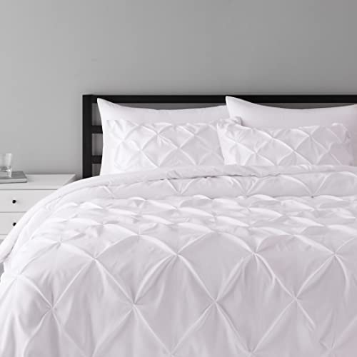 Amazon Basics Pinch Pleat Comforter Bedding Set