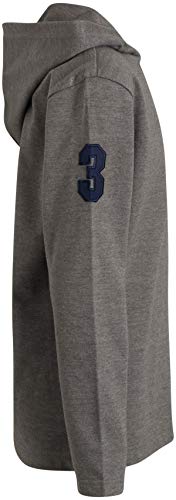 U.S. Polo Assn. Boys' Sweatshirt Set - 3 Piece Lightweight Hoodie and Short Sleeve Shirt Set